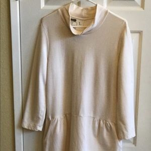 Free People Mod Tunic Cream Dress, Size L